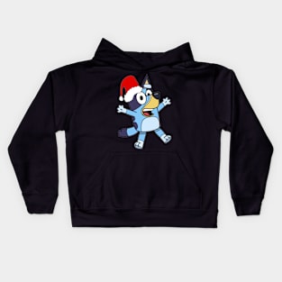 santa head Kids Hoodie